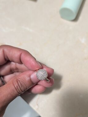 MONICA VINADER Gold and Silver Ring Size 4.5